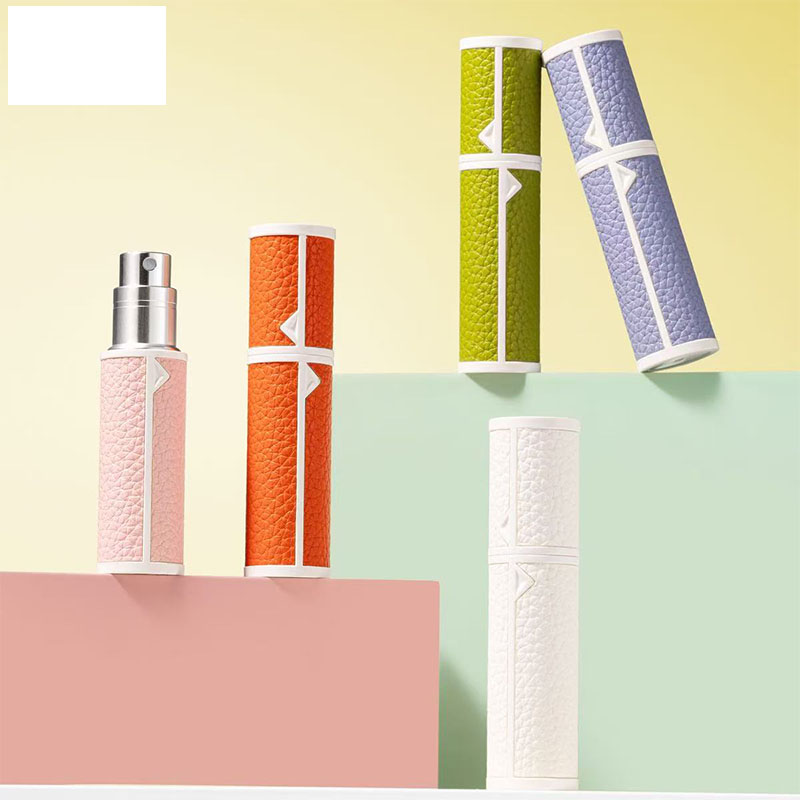 5ml Leather Refill Mini Portable Travel Perfume Bottle Atomizer Sprayer