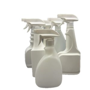 HDPE plasetic bottle with trigger sprayer